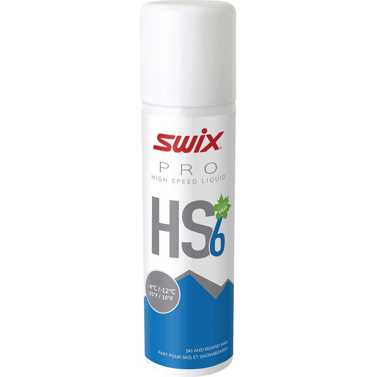 Swix HS6 Liq. Blue, 4C/12C, USA, 125ml in Blue